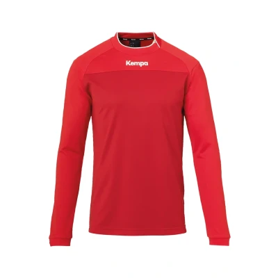 Abbildung von Kempa Prime Langarmshirt, Größe: Small, Chilirot rot
