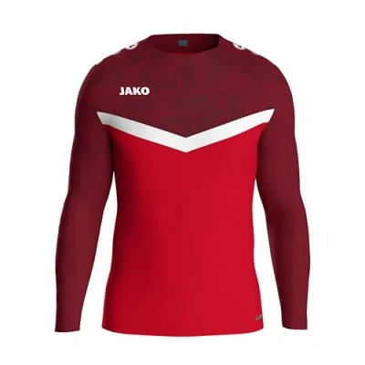 Abbildung von JAKO ICONIC Kinder Sweatshirt Jungen und Mädchen Atmungsaktiver Unisex Sport Pullover mit wärmender Fleece Innenseite, Maximale Bewegungsfreiheit