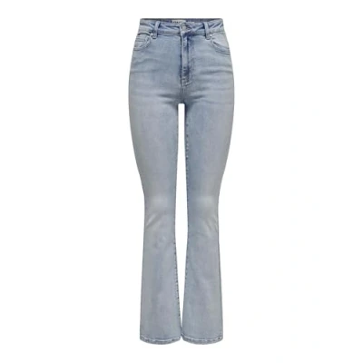 Abbildung von ONLY Onlmila Flared Jeans, Damen, Größe: 27x30, Light blue denim
