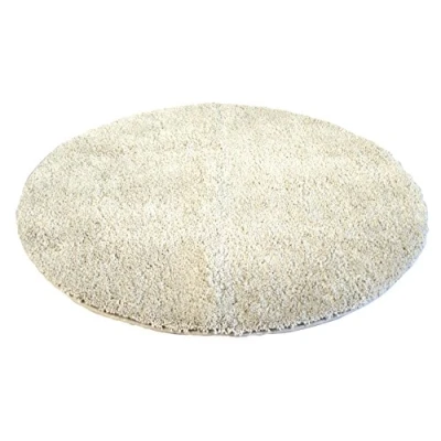 Abbildung von Kinzler J 10001/30 Silber Badematte, Mikrofaser, 90 cm rund