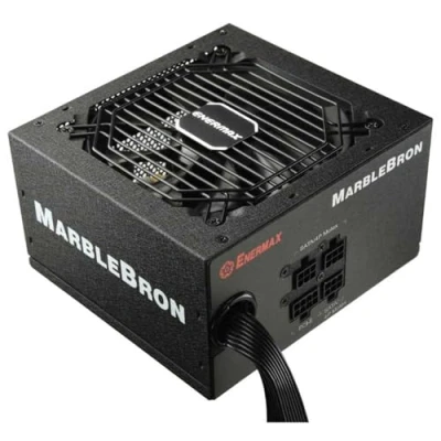 Abbildung von ENERMAX MARBLEBRON ATX Gaming PC Netzteil 750W 80Plus Bronze 230V EU (Semi Modular) schwarz Flachbandkabel, EMB750EWT