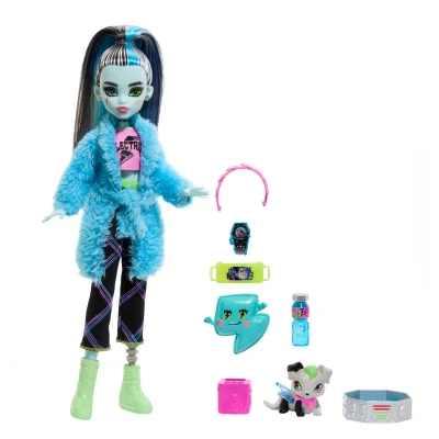 Abbildung von MonsterHigh™ Anziehpuppe »Creepover Frankie Schaurig schöne Pyjamaparty«