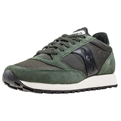 Abbildung von Saucony Jazz Original Vintage Herren Sportschuhe, Dark Green Black, 42 EU