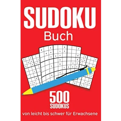 Abbildung von Sudoku Buch für Erwachsene von leicht bis schwer: Heft mit 500 Sudokus inkl. Lösungen