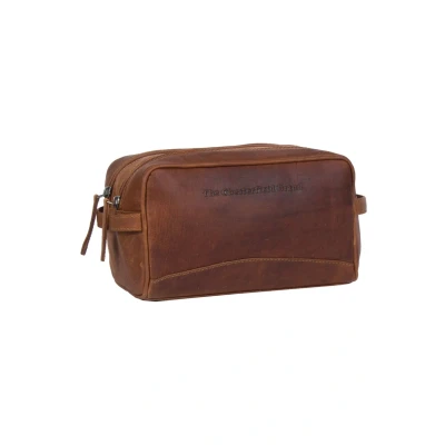 Abbildung von The Chesterfield Brand Stefan Kulturbeutel Toiletbag 17 Cognac Kulturtasche