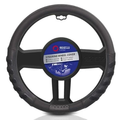 Abbildung von SPARCO S101 INTL SPCS101BK Lenkradbezug schwarz 37 38cm PVC elastisch