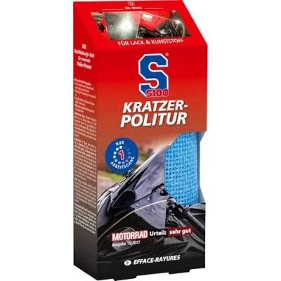 Abbildung von DR. WACK S100 Kratzer Politur für Motorrad 50 ml Entferner alle Motorräder Polierpaste Lack &amp; Kunststoff Oberflächen auspolieren Hochwertige Motorradpflege