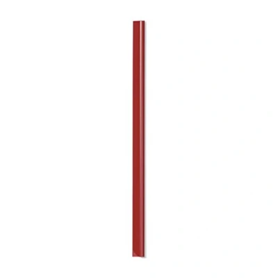 Abbildung von Durable Klemmschiene A4, für circa 60 Blatt, Packung à 100 Stück, rot, 290103