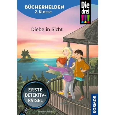Abbildung von Die drei !!!, Bücherhelden 2. Klasse, Diebe in Sicht: Erste Detektivrätsel, Erstleser Kinder ab 7 Jahre