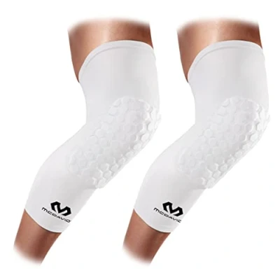 Abbildung von McDavid Unisex Adult Beinstulpe Hexforce, Weiß, M (37 39 cm), Weiss