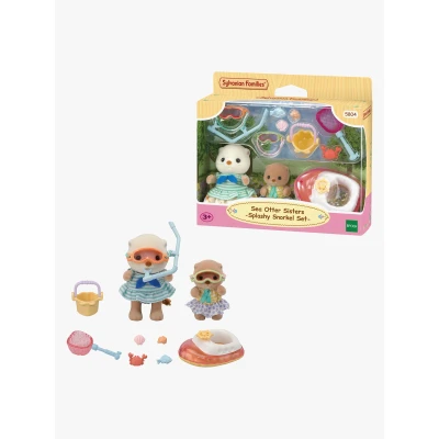Abbildung von Sylvanian Families Seeotter Schwestern Figuren Schnorchelset