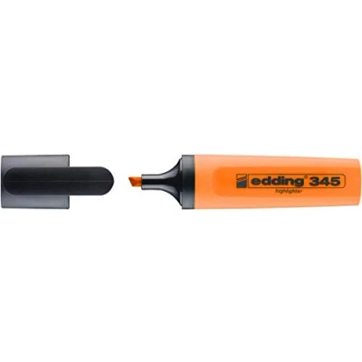 Abbildung von edding 345 Textmarker orange 1 Highlighter Keilspitze 2 5 mm ideal für leuchtende Markierungen und Hervorhebung von Textpassagen Notizen