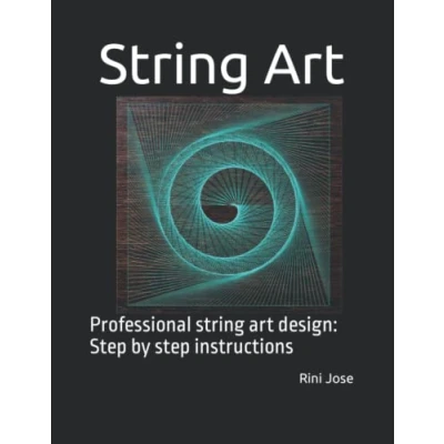 Abbildung von string Art: Professional art design: step by instructions