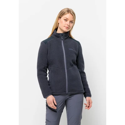 Abbildung von Jack Wolfskin Kammweg PILE FZ W Fleecejacke, Damen, Größe: Large, Graphite