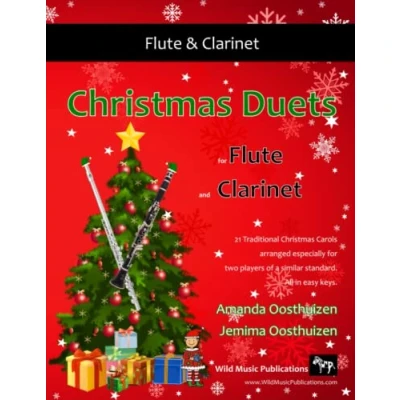 Abbildung von Christmas Duets for flute and Clarinet: 21 Traditional Carols arranged equal clarinet players of intermediate standard.