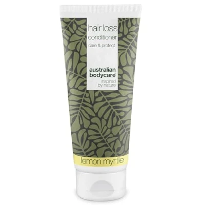 Abbildung von Haarausfall Haarspülung für Frauen und Männer 200ml Teebaumöl + Lemon Myrtle Hinterlässt das Haar weich glänzend, schützt gegen Haarbruch Mit Koffein