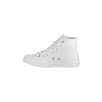 Abbildung von Elara Unisex Sneaker Sportschuhe High Top Turnschuh Chunkyrayan 014 Schuhe 3600 3601 AllWhite 39