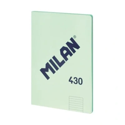 Abbildung von MILAN® Notizbuch, A4, liniert, 48 Blatt Papier 95 g/m², Serie 1918, Grün
