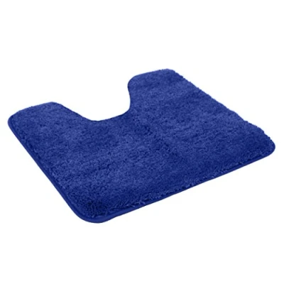Abbildung von Kinzler J 10002/104 Royalblau Badematte, Mikrofaser, 50x55 cm mit Ausschnitt