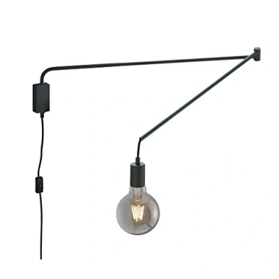 Abbildung von Trio Leuchten Wandleuchte Line 200200132, Metall Schwarz matt, exkl. 1x E27
