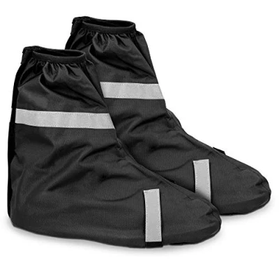 Abbildung von Navaris Schuh Überzieher Überschuhe Regenschutz Gamaschen Schutz vor Regen und Schmutz wasserdicht für Damen Herren versch. Größen