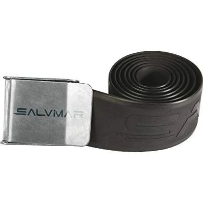 Abbildung von SALVIMAR Pro Elastischer Gürtel mit Edelstahlschnalle, Schwarz, Einheitsgröße