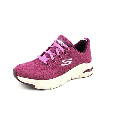 Abbildung von Skechers Damen Sneaker, Baumwolle, Rot, 43 EU