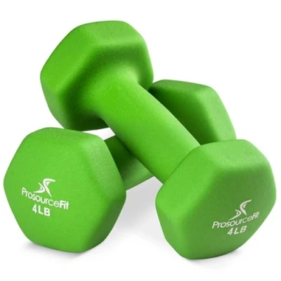 Abbildung von ProsourceFit Neoprene Dumbbell Coated for Non Slip Grip, 4 lb