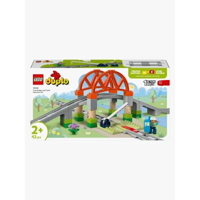 Abbildung von LEGO DUPLO Town 10426 Eisenbahnbrücke und Schienen Erweiterungsset