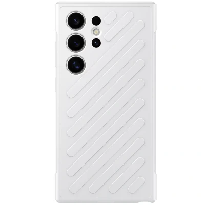 Abbildung von Samsung Rugged TPU Back Cover Weiß Galaxy S24 Ultra