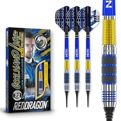 Abbildung von RED DRAGON Luke Humphries 18 Gram Professional Tungsten Darts Set with Flights and Stems