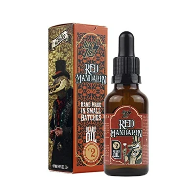 Abbildung von HEY JOE! Beard Oil Nº 2 Red Mandarin Natürliches und Erfrischendes Bartöl Herren mit Roter Mandarine Duft Bartpflege für Gesunde Bärte Bart Öl 30 ml