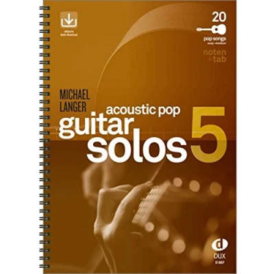 Abbildung von Acoustic Pop Guitar Solos 5: Noten &amp; TAB easy/medium