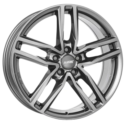 Abbildung von ALUTEC 5 loch 19Zoll 112mm Alufelge Ikenu gun metal grey IKE80920PO17 9 Felge