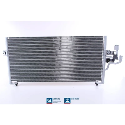 Abbildung von NISSENS 94357 Klimakondensator ohne Trockner Aluminium 660 R 134a