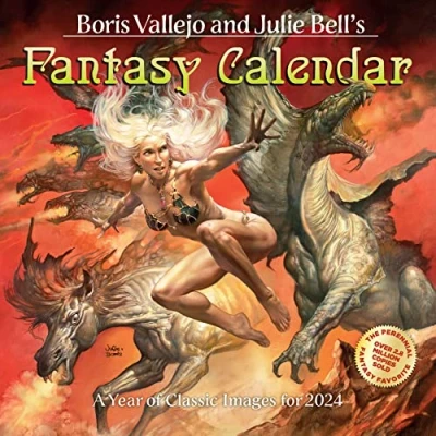 Abbildung von Boris Vallejo &amp; Julie Bell&#039;s Fantasy Wall Calendar 2024: A Year of Classic Images for 2024