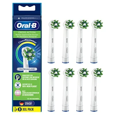 Abbildung von Oral B Aufsteckbürsten CrossAction CleanMaximizer 8er