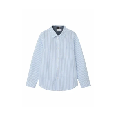 Abbildung von NAME IT Jungen NKMNEWSA LS Shirt NOOS Hemd, Campanula/Stripes:Bright White, 92 cm