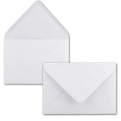 Abbildung von Briefumschläge in Hochweiß 75 Stück DIN C5 Kuverts 22,0 x 15,4 cm Nassklebung ohne Fenster Weihnachten, Grußkarten Serie FarbenFroh