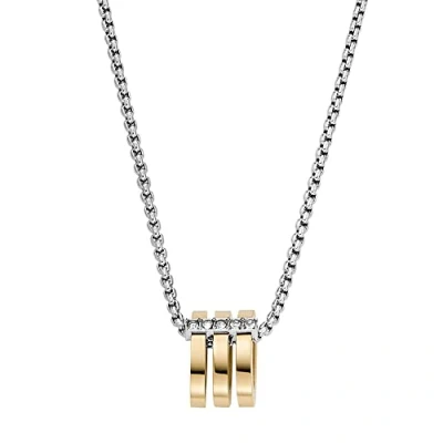 Abbildung von Skagen Halskette Für Frauen Kariana, Länge: 457.2mm+70mm, Breite: 6.8mm, Höhe: 9.2mm 2 Tone Edelstahl Halskette, SKJ1676998