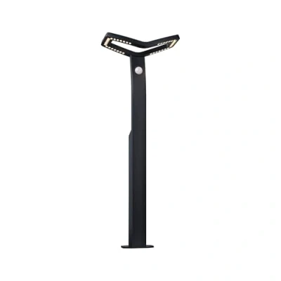 Abbildung von Paulmann LED Gartenleuchte »Alara IP44 eckig 665mm 3000K 10W 450lm 230V Anthrazit Metall«, 1 flammig, Bewegungsmelder