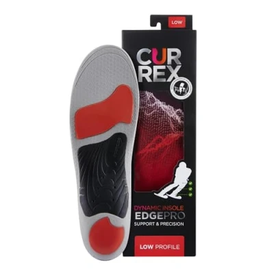 Abbildung von CURREX EdgePro Sohle Med Profile. Deine neue Dimension des Carving. Performance Einlegesohle für Ski, Langlauf oder Snowboard. Gr EU 39,5 41,5