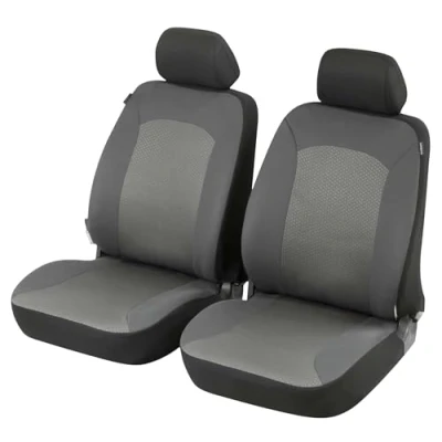 Abbildung von WALSER ZIPP IT Premium 11791 Sitzschonbezug grau, schwarz Polyester vorne VOLKSWAGEN: Polo V Hatchback, IV Golf Alltrack 7