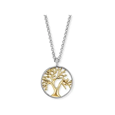 Abbildung von Engelsrufer Damen ERN LILTREE BG Halskette Mit Anhänger, Silber