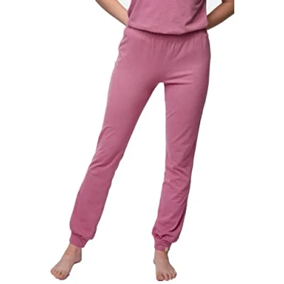 Abbildung von loud + proud JAMA Nachtwäsche Hose, Damen, Größe: 38, Altrosa