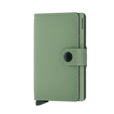 Abbildung von Secrid Miniwallet Yard powder Pistachio Kostenlose Gravur