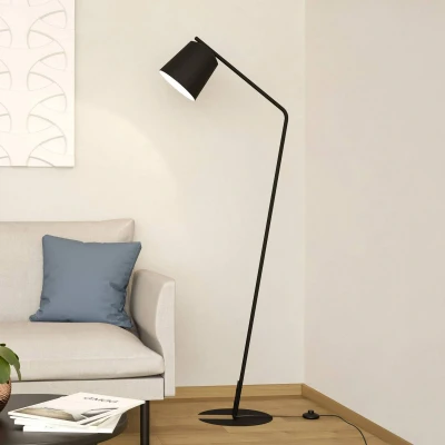 Abbildung von EGLO Stehlampe »ONEDA«, Leuchtmittel E27 wechselbar ohne Leuchtmittel, Stehleuchte in schwarz und weiß aus Stahl exkl. 1X40W