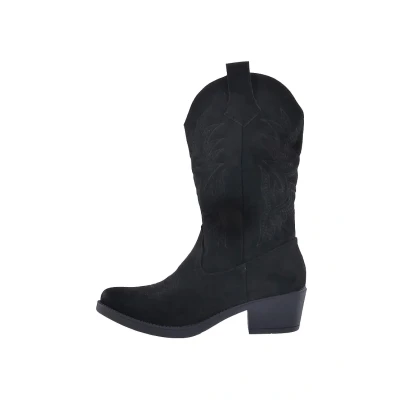 Abbildung von Elara Cowboy/Bikerboot, Damen, Größe: 39, Schwarz Schuhe