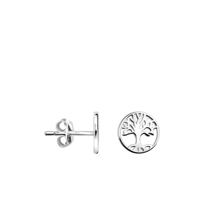 Abbildung von Sofia Milani TREE Circle Ohrringe, Damen, Größe: One Size, Silver coloured