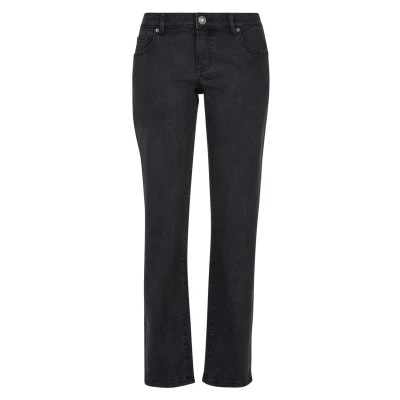 Abbildung von Urban Classics Jeans Straight Leg, Damen, Größe: 26, Black washed